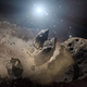 Illustration for article titled This pulsar got slammed by a billion-ton asteroid